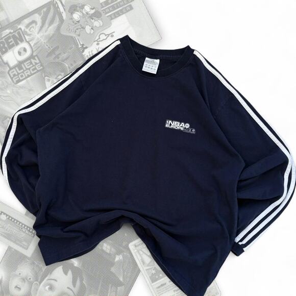 Y2k Adidas NBA 2K EA Live Tour Graphic Long sleeve Tee - Picture 1 of 6